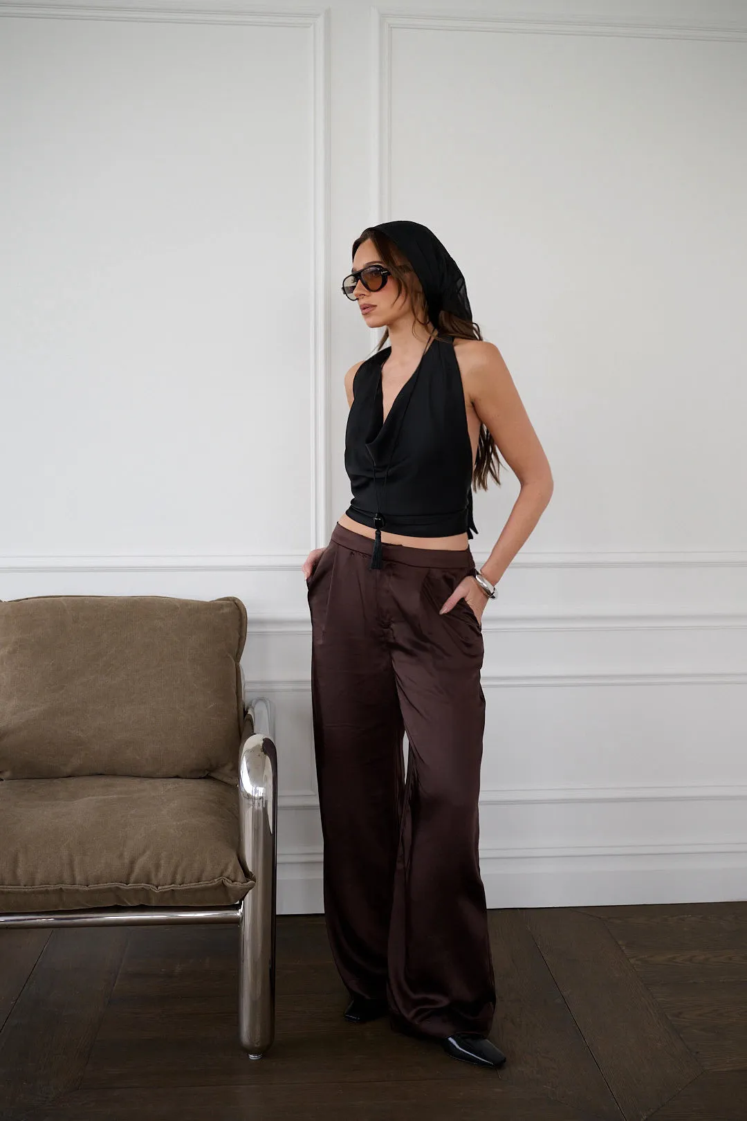 Halter Cowl Neck Top sold by WeWoreWhat product image thumbnail 3