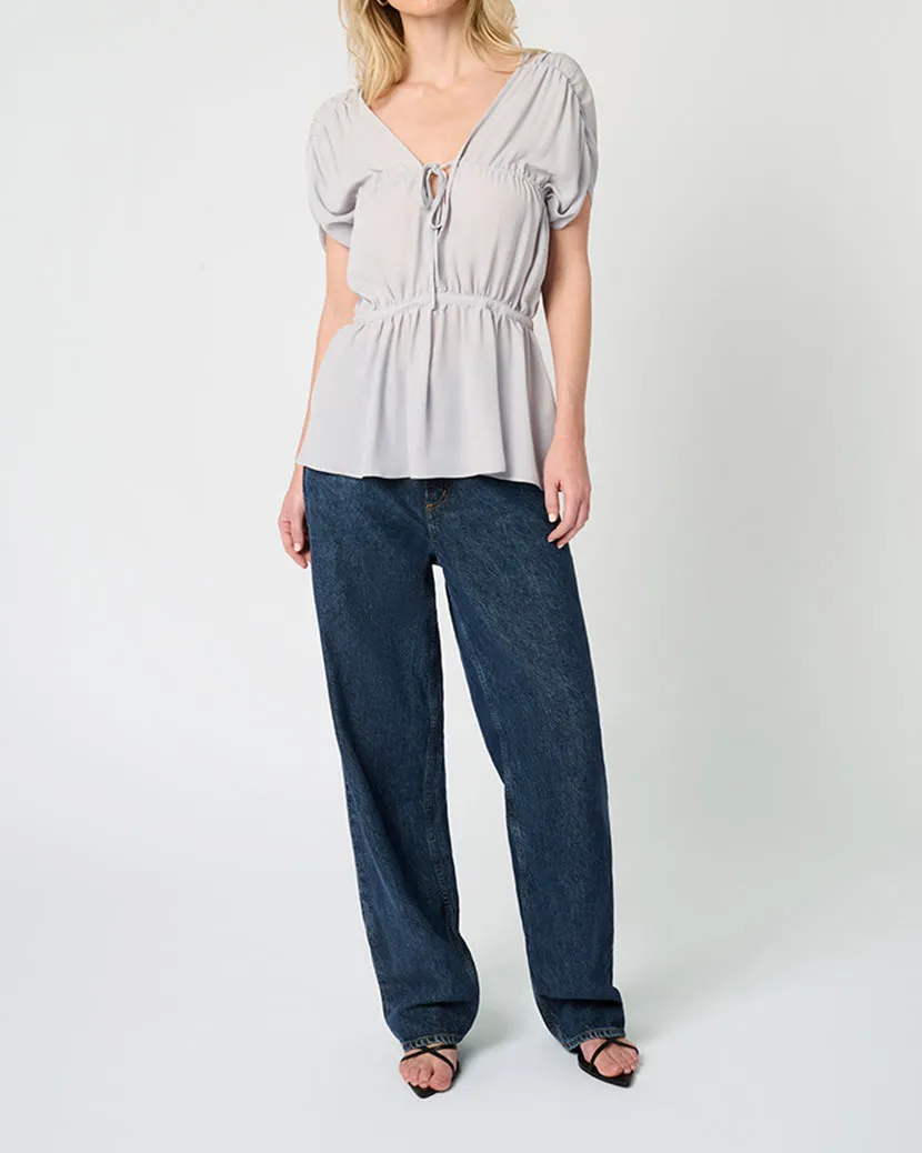 Gathered Cap Short Sleeve Top sold by WeWoreWhat product image thumbnail 4