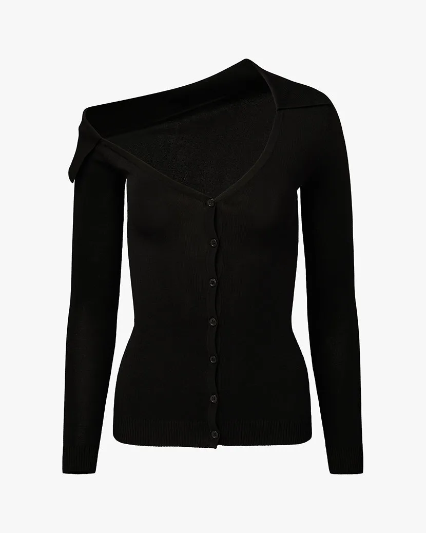 Off The Shoulder Collared Shirt sold by WeWoreWhat product image thumbnail 2