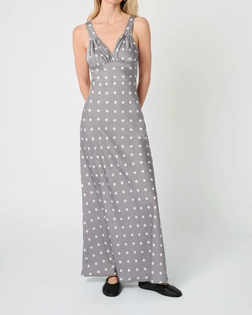 Ruched Cup Slip Maxi Dress sold by WeWoreWhat