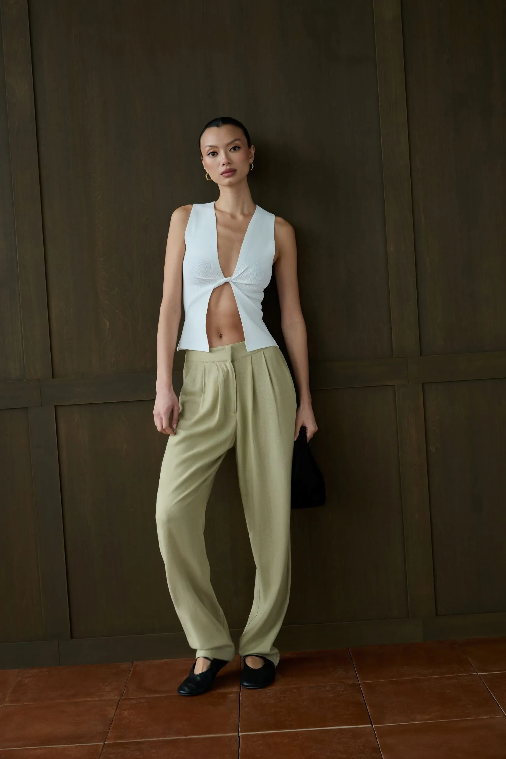 Linen Trouser sold by WeWoreWhat product image thumbnail 3