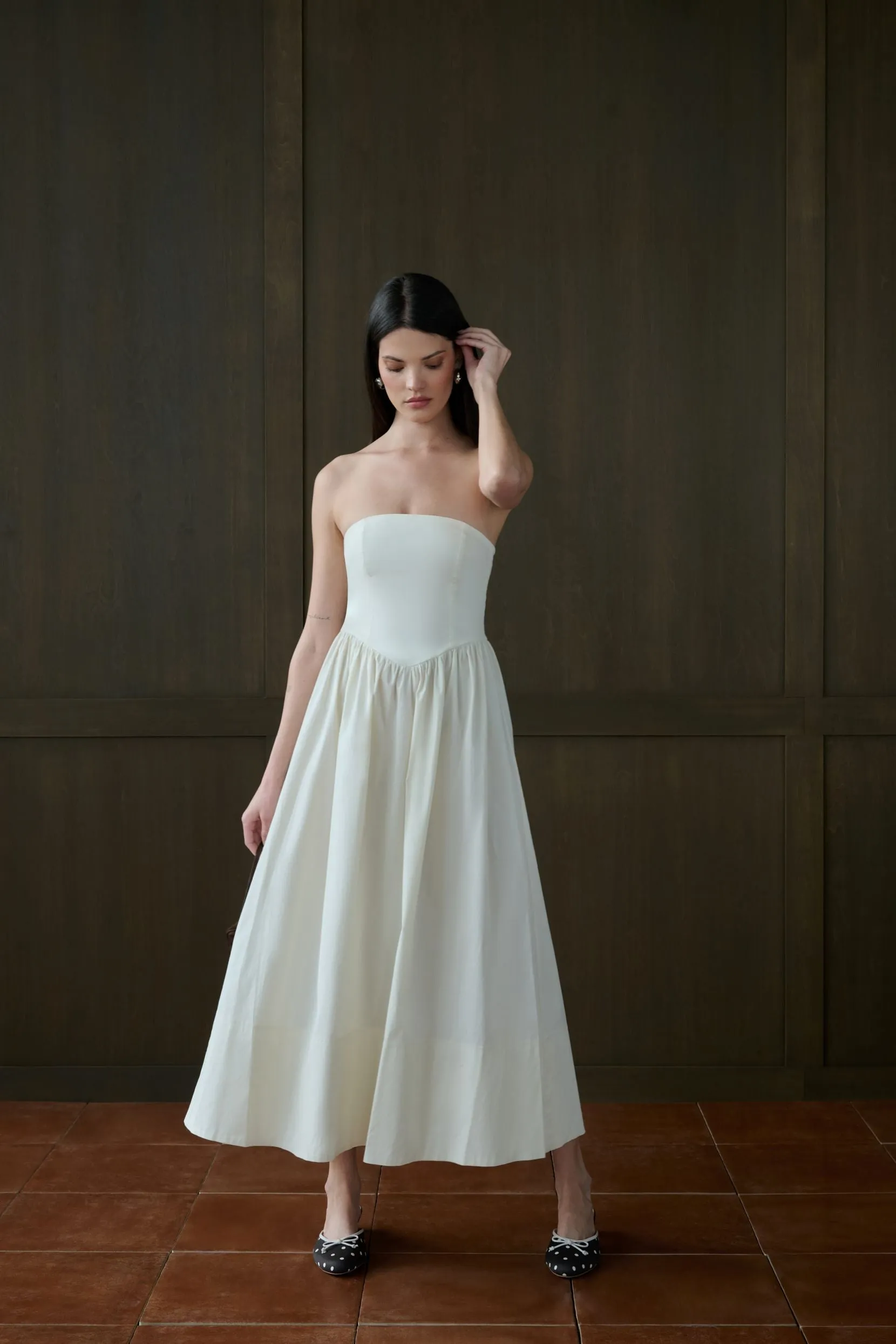 Corset Maxi Dress sold by WeWoreWhat product image thumbnail 3