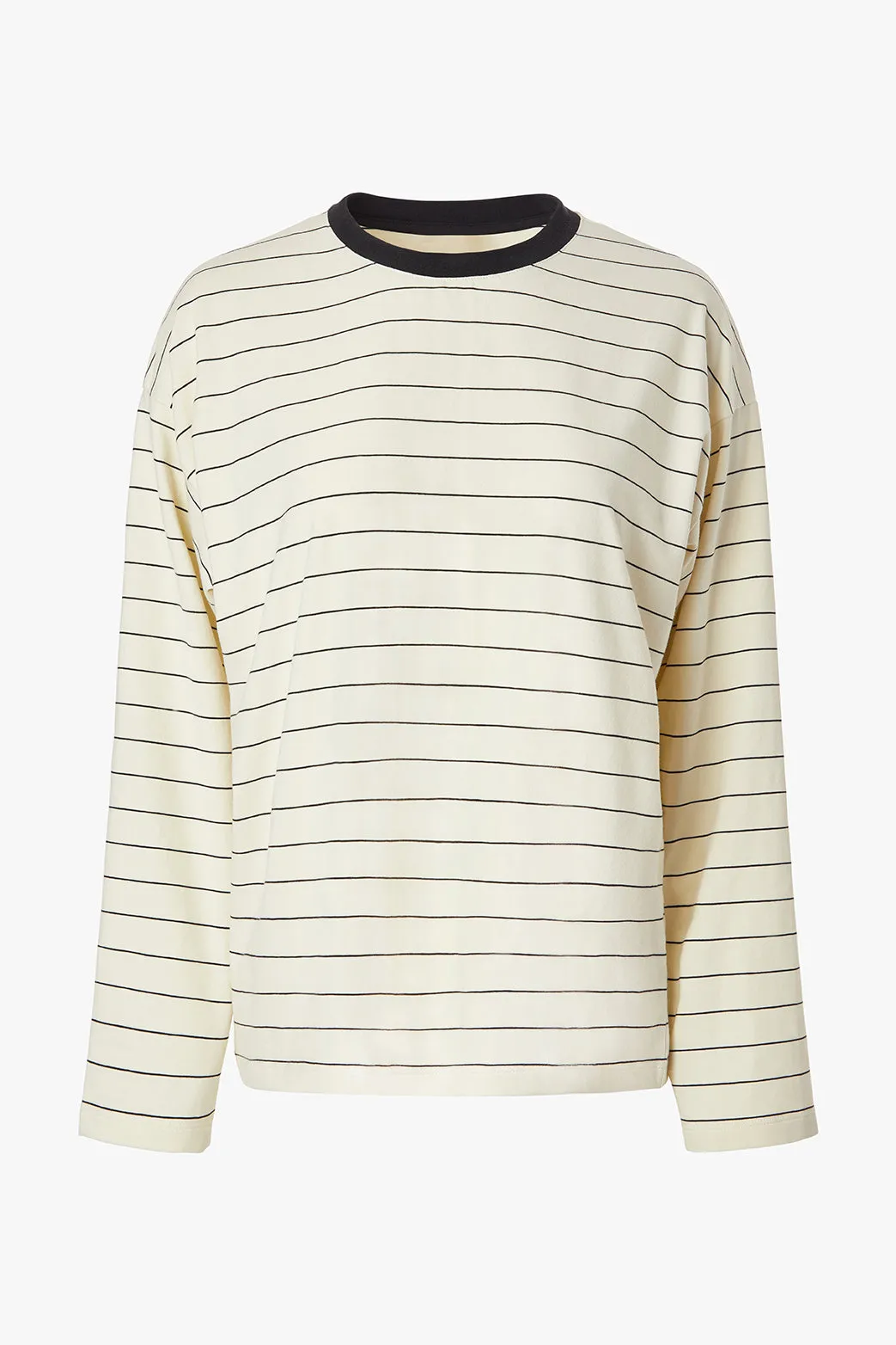 Long Sleeve Stripe Boxy Shirt sold by WeWoreWhat product image thumbnail 2