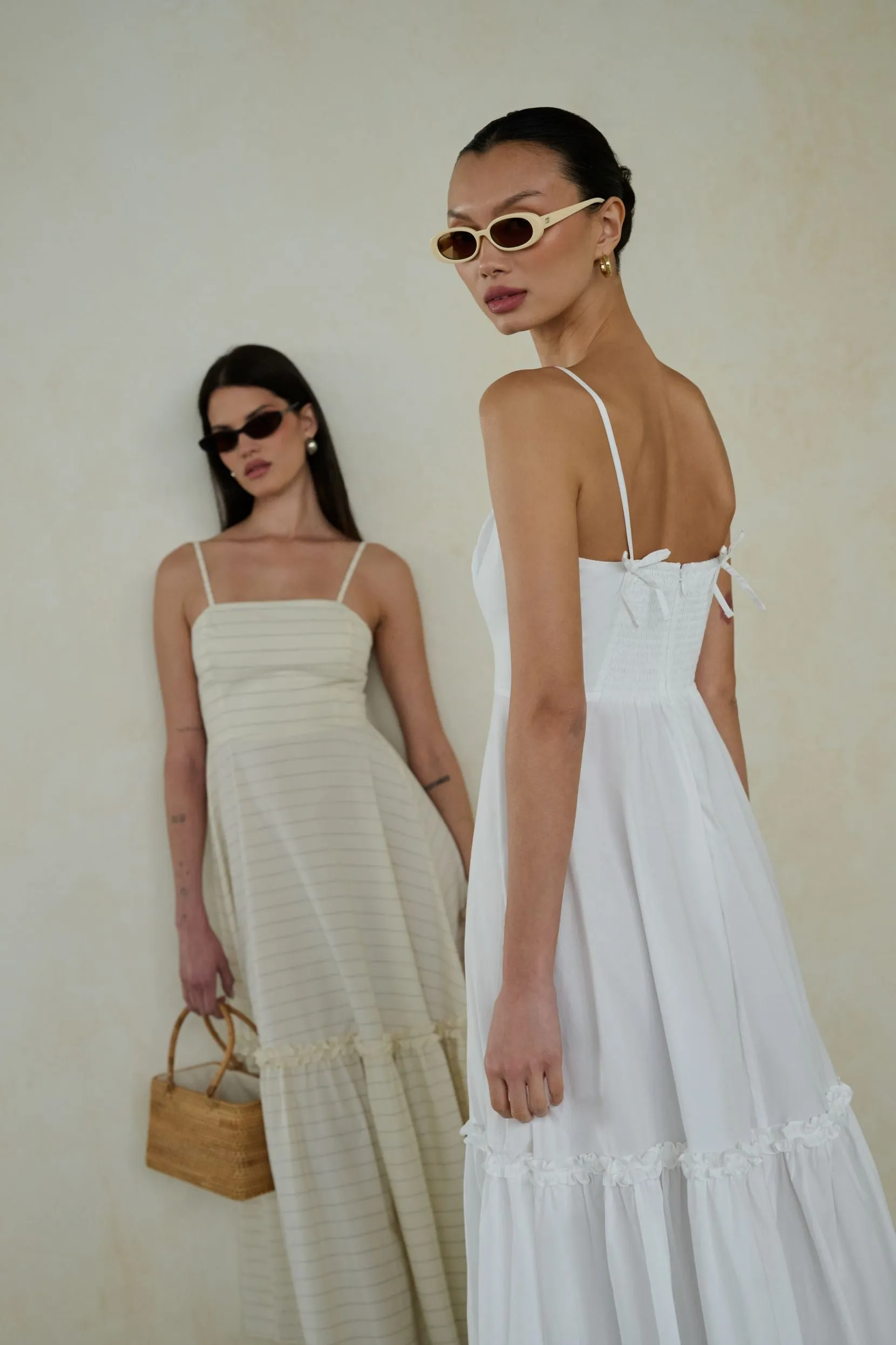 Ruffle Flare Midi Dress sold by WeWoreWhat product image thumbnail 3
