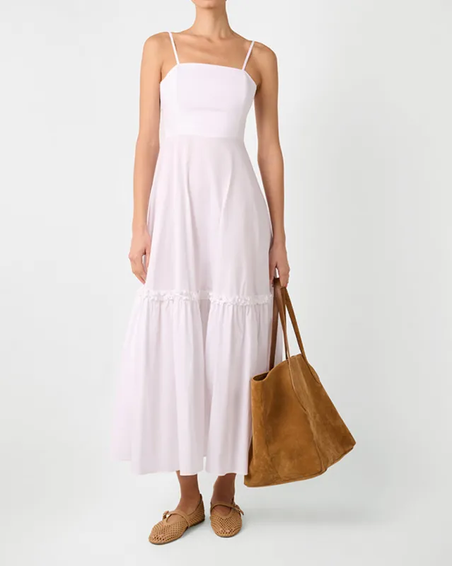 Ruffle Flare Midi Dress sold by WeWoreWhat
