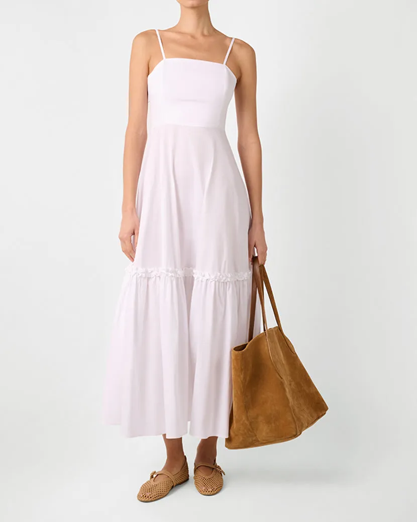 Ruffle Flare Midi Dress sold by WeWoreWhat
