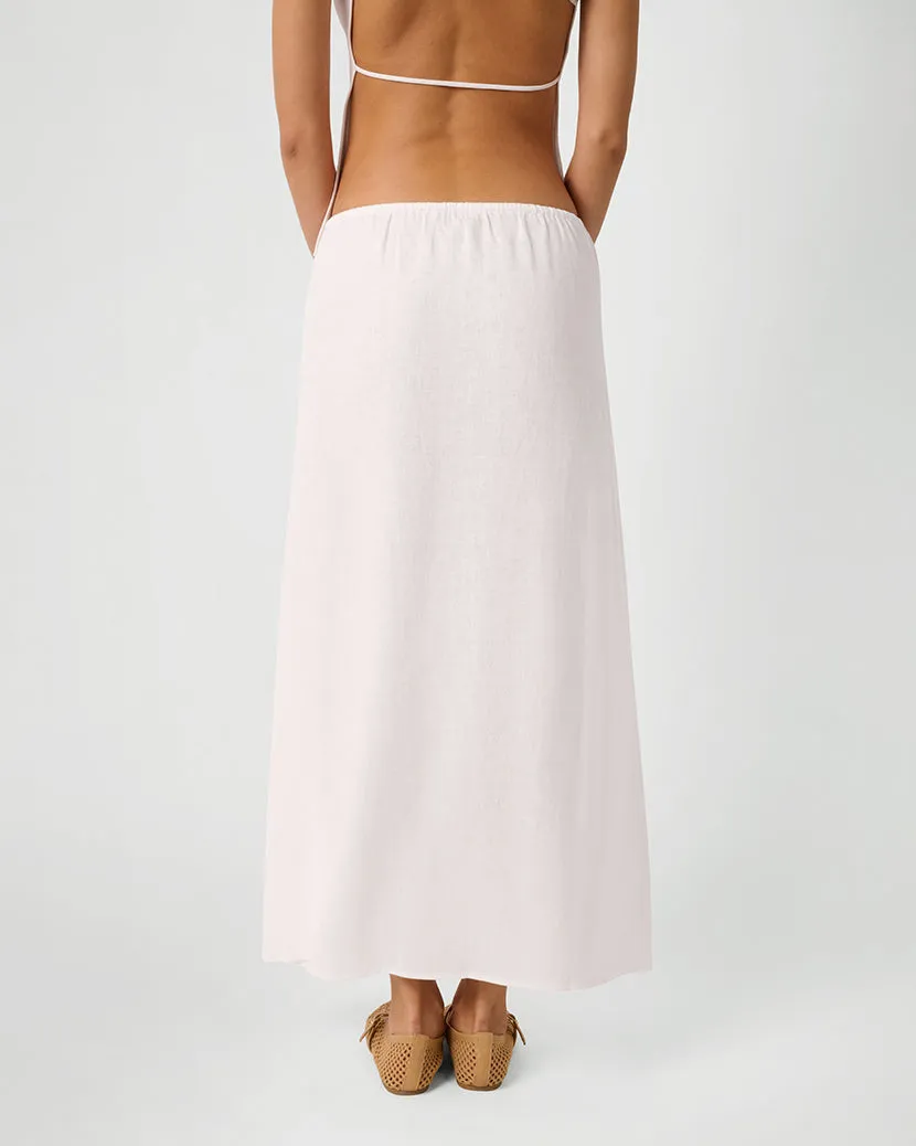 Tie Waist Linen Skirt sold by WeWoreWhat product image thumbnail 4