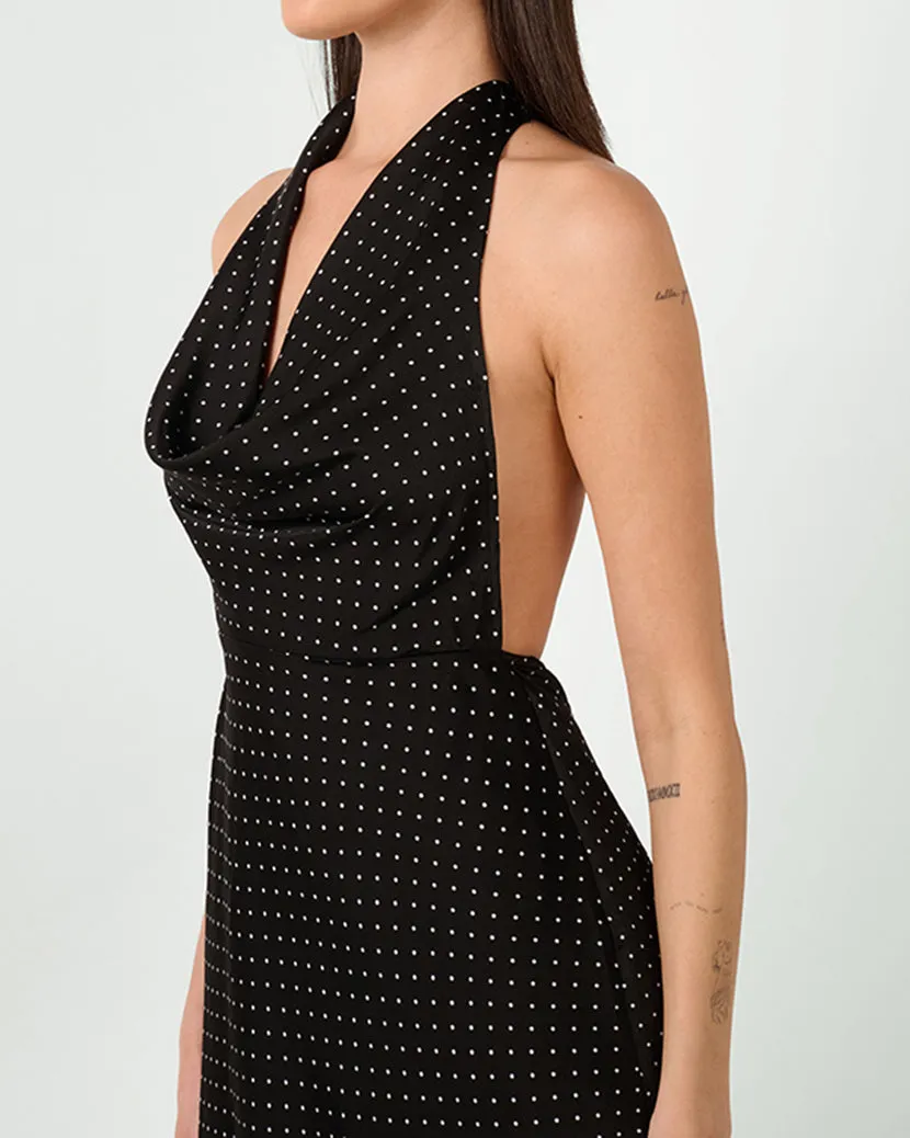Cowl Halter Maxi Dress sold by WeWoreWhat product image thumbnail 4