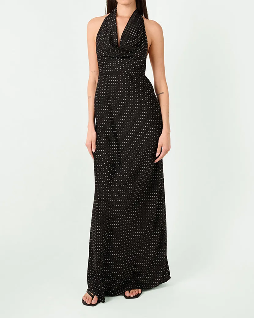 Cowl Halter Maxi Dress sold by WeWoreWhat