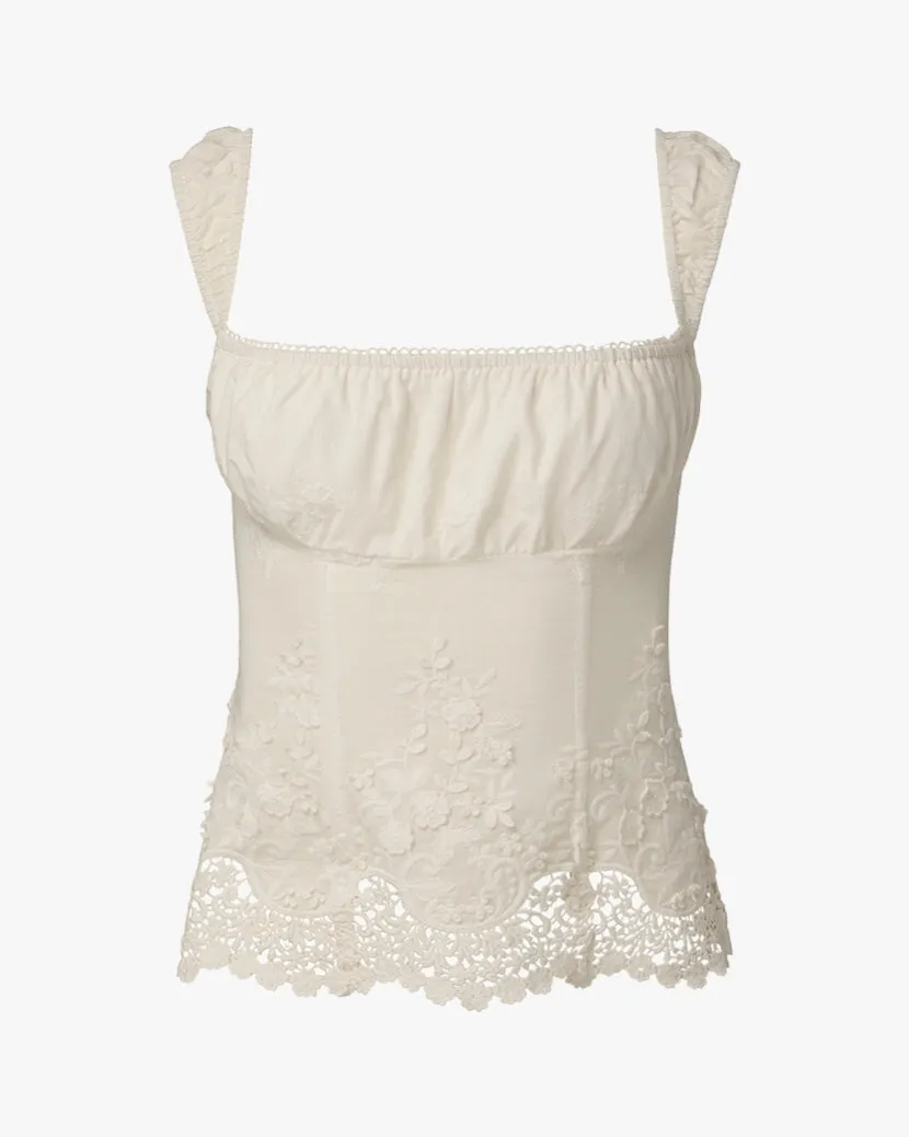 Wide Strap Ruched Cup Corset sold by WeWoreWhat product image thumbnail 2