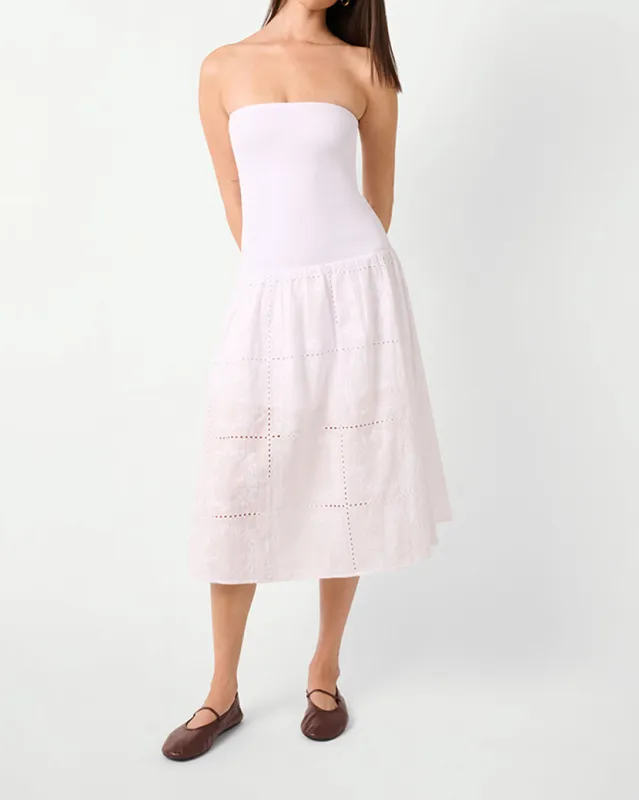 Ribbed Cotton Midi Dress sold by WeWoreWhat