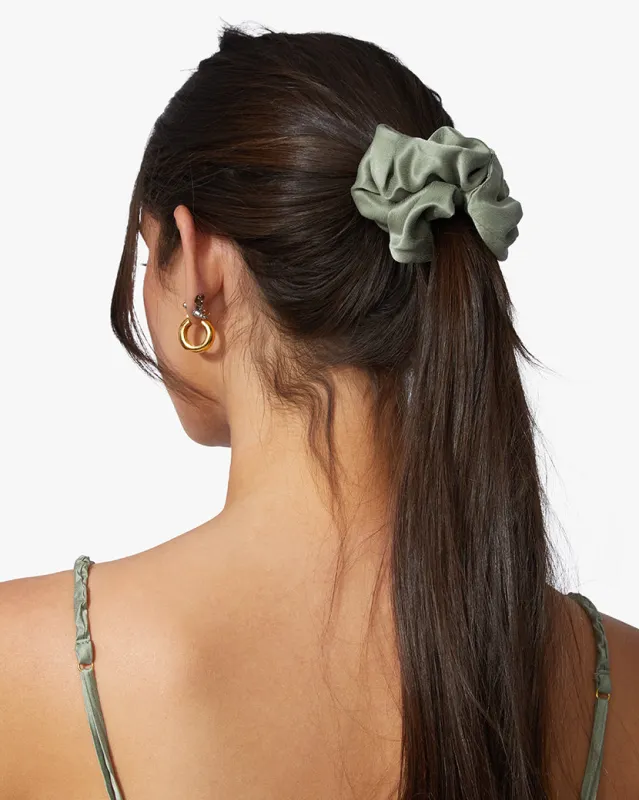 Silk Oversized Scrunchie sold by WeWoreWhat