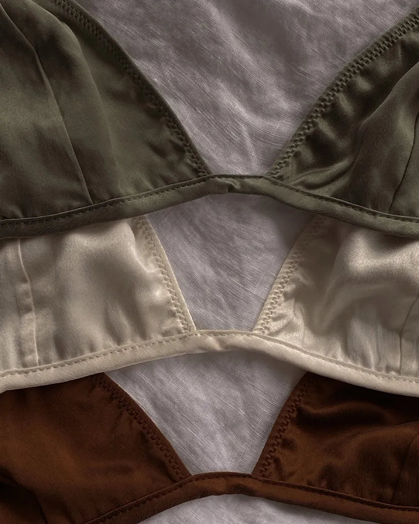 Silk Scrunchie Bralette sold by WeWoreWhat product image thumbnail 3