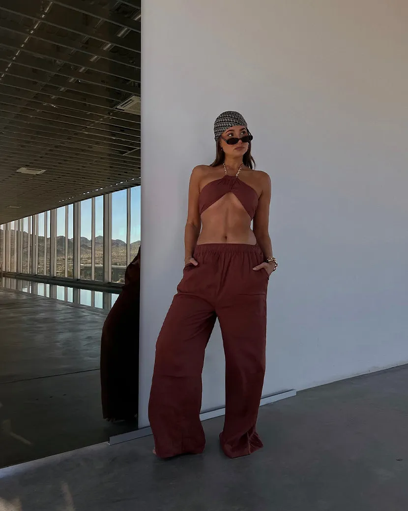 Wide Leg Linen Pant sold by WeWoreWhat product image thumbnail 4