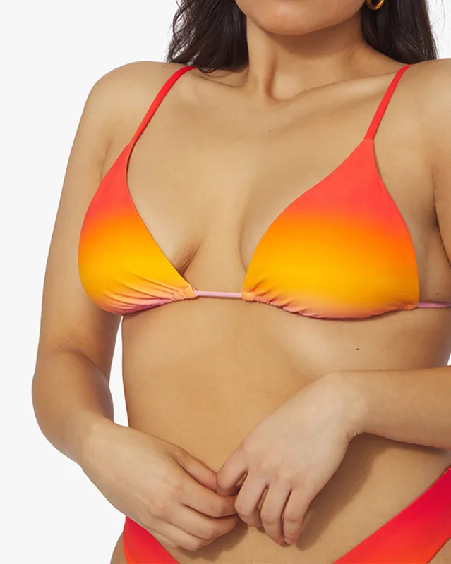 Cooper Wrap Gradient Bikini Top sold by WeWoreWhat