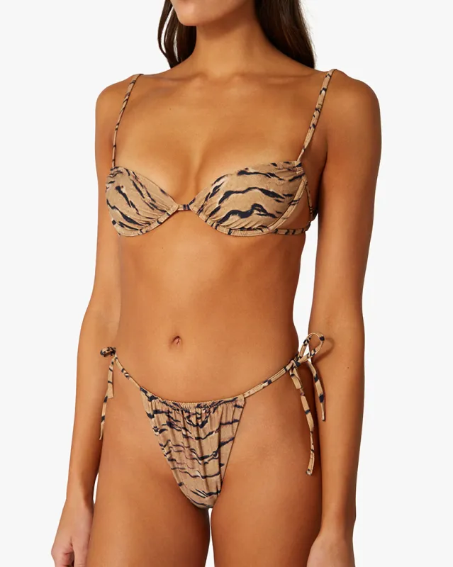 Ruched Underwire Bikini Top sold by WeWoreWhat