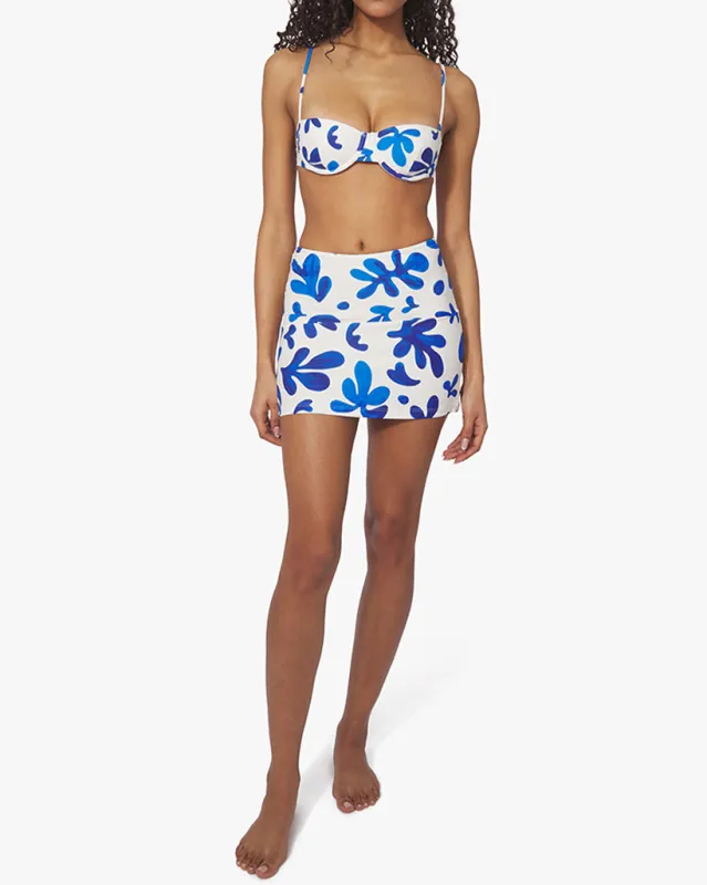 Abstract Leaves Tube Mini Skirt made by WeWoreWhat