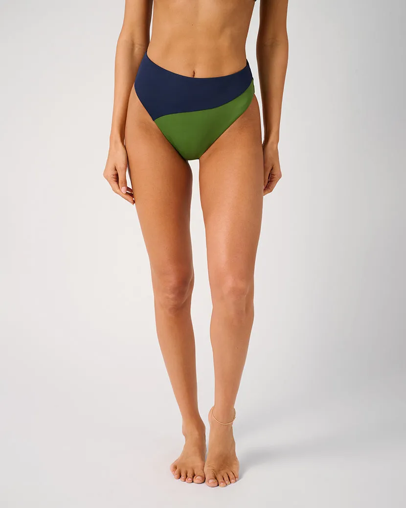 High Rise Colorblock Bottom sold by WeWoreWhat