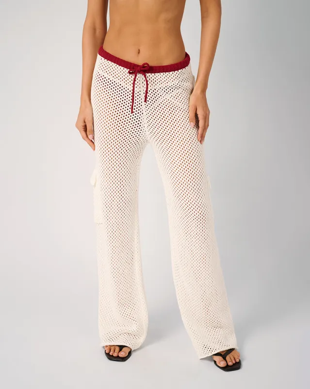 Crochet Cargo Pants sold by WeWoreWhat