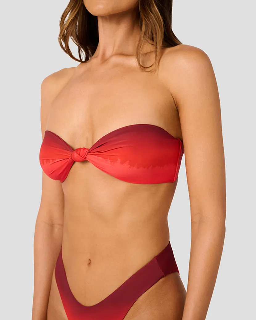 Ruched Tie Bandeau Top sold by WeWoreWhat product image thumbnail 5