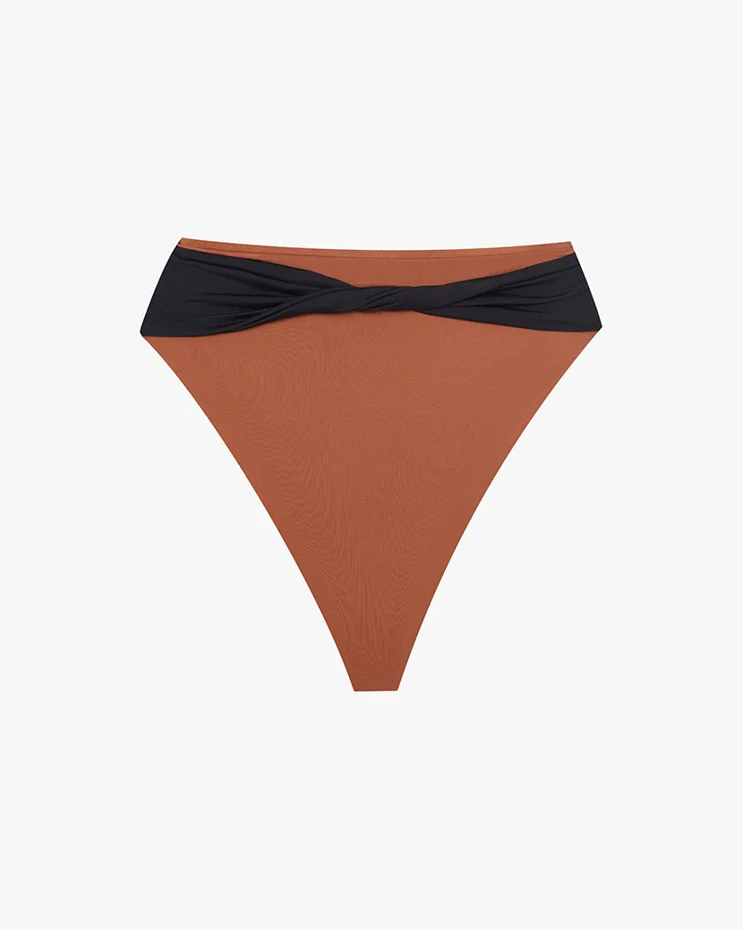 Belted Twist High Rise Bottom sold by WeWoreWhat product image thumbnail 2