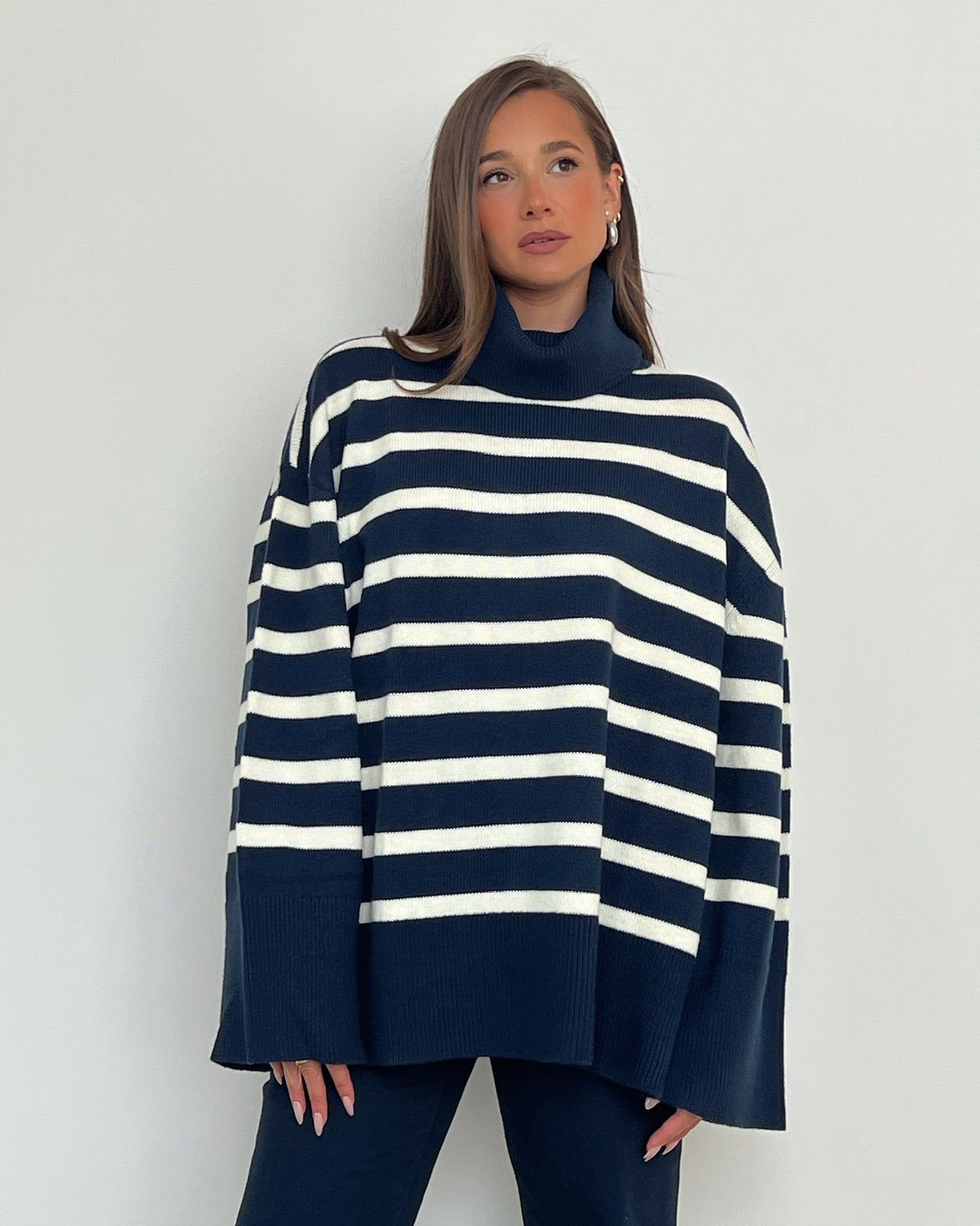 Striped Turtleneck Sweater sold by WeWoreWhat product image thumbnail 3