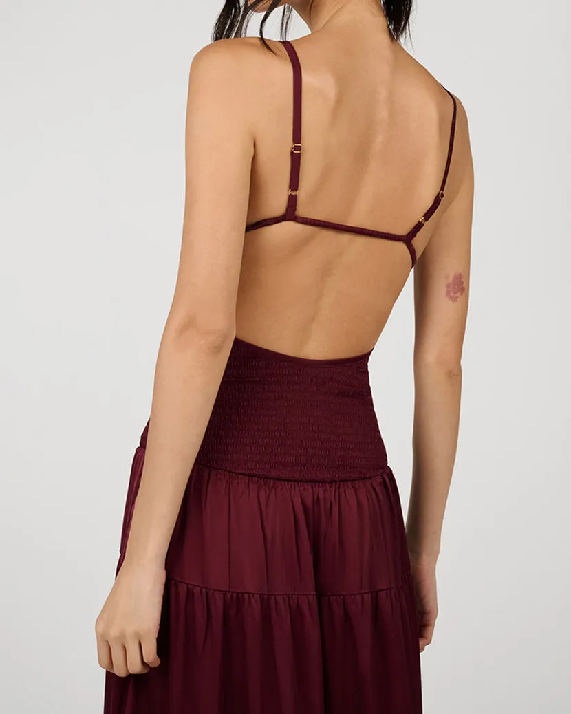 Smocked Drop Waist Maxi Dress sold by WeWoreWhat product image thumbnail 5