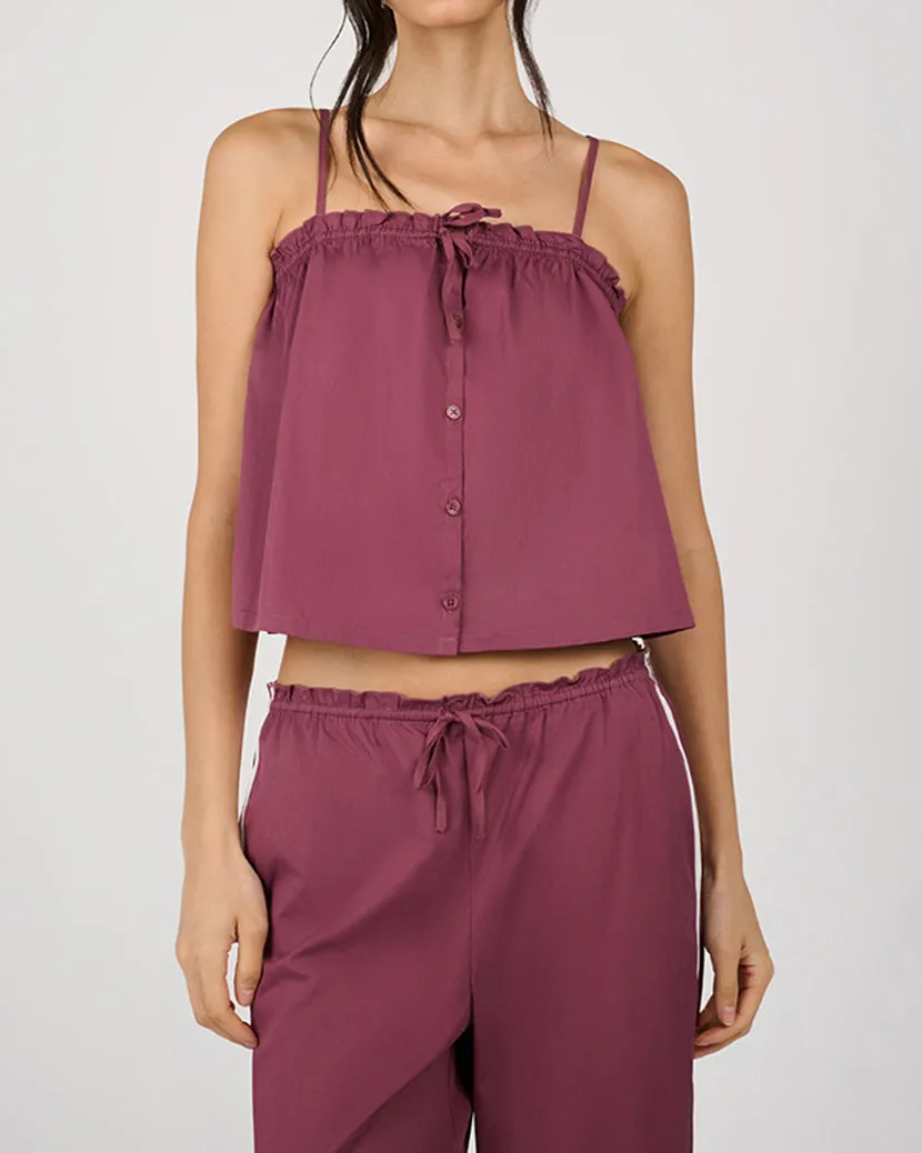 Button Up Boxy Tank Top sold by WeWoreWhat