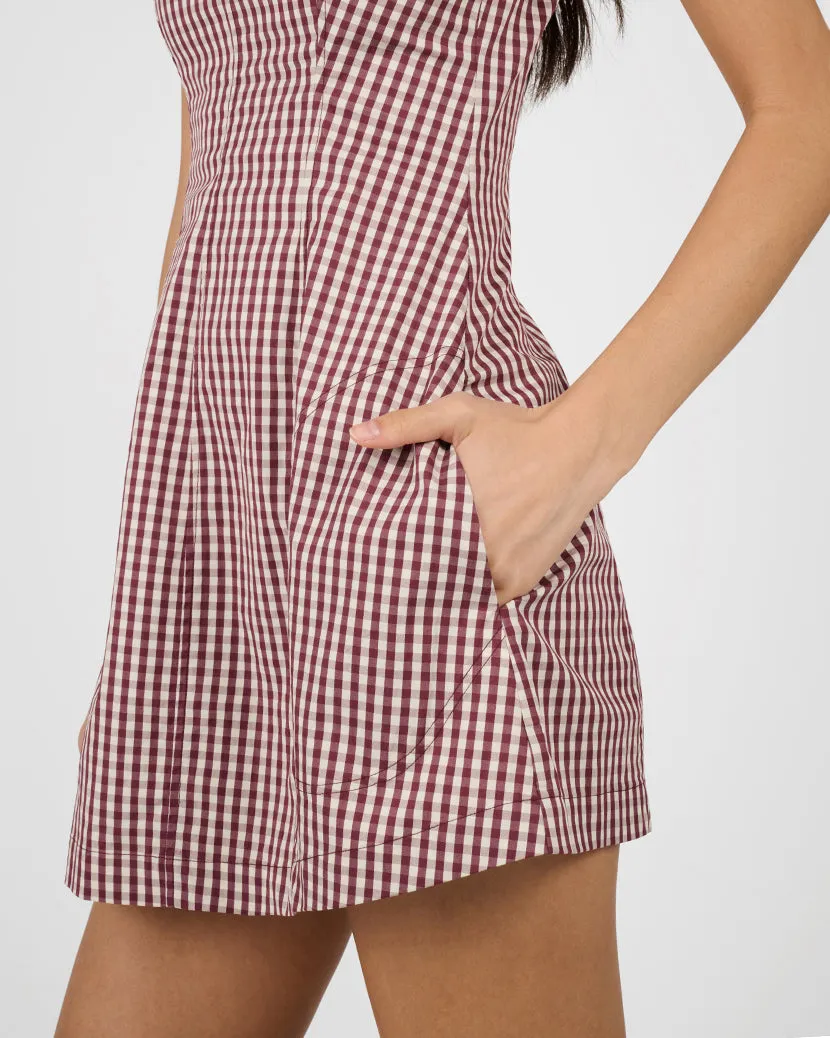 Puff Sleeve Peplum Mini Dress sold by WeWoreWhat product image thumbnail 5