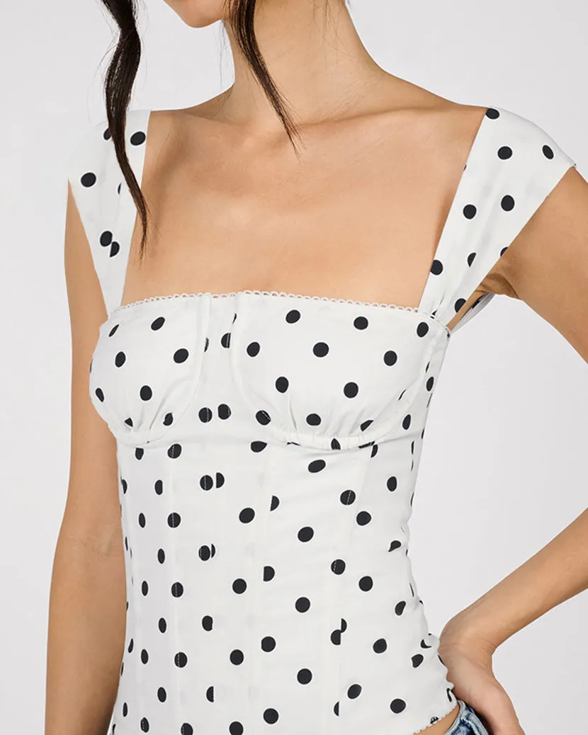 Ruched Cup Corset sold by WeWoreWhat product image thumbnail 5