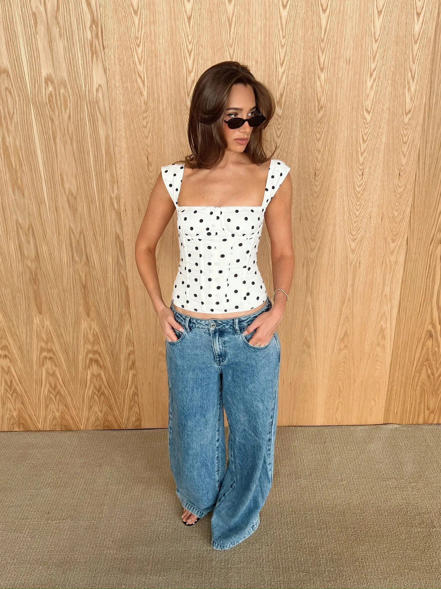 Ruched Cup Corset sold by WeWoreWhat product image thumbnail 3