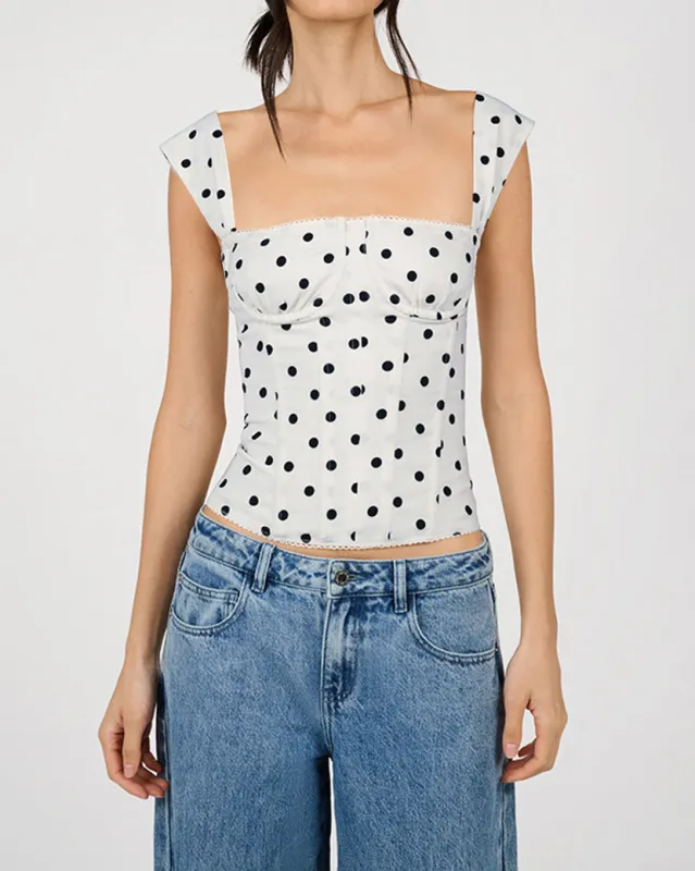 Ruched Cup Corset sold by WeWoreWhat