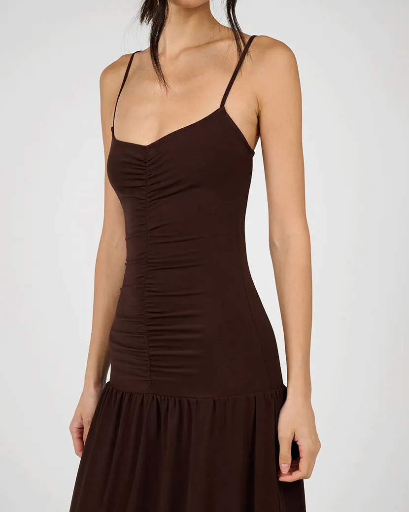 Ruched Front Scoop Maxi Dress sold by WeWoreWhat product image thumbnail 3