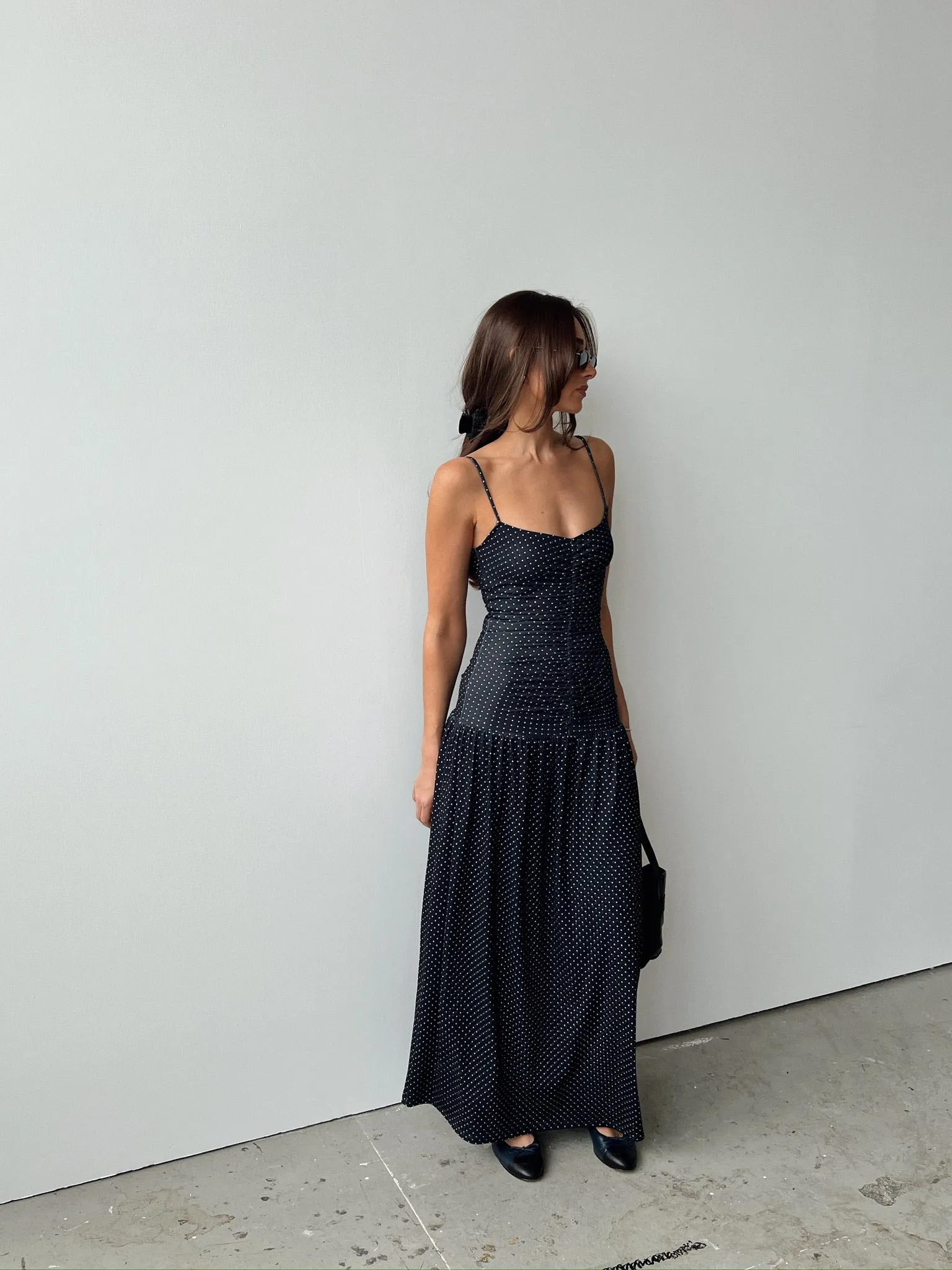 Ruched Front Scoop Maxi Dress sold by WeWoreWhat product image thumbnail 3