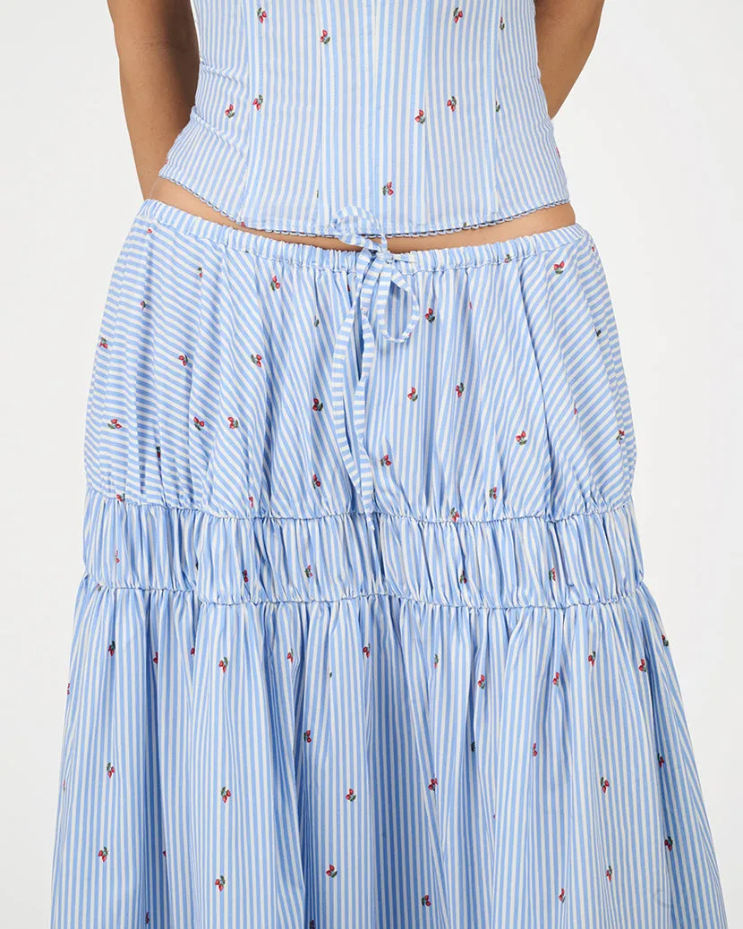 Tiered Midi Skirt sold by WeWoreWhat product image thumbnail 4