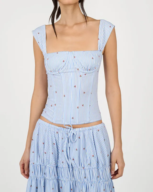 Ruched Cup Corset sold by WeWoreWhat