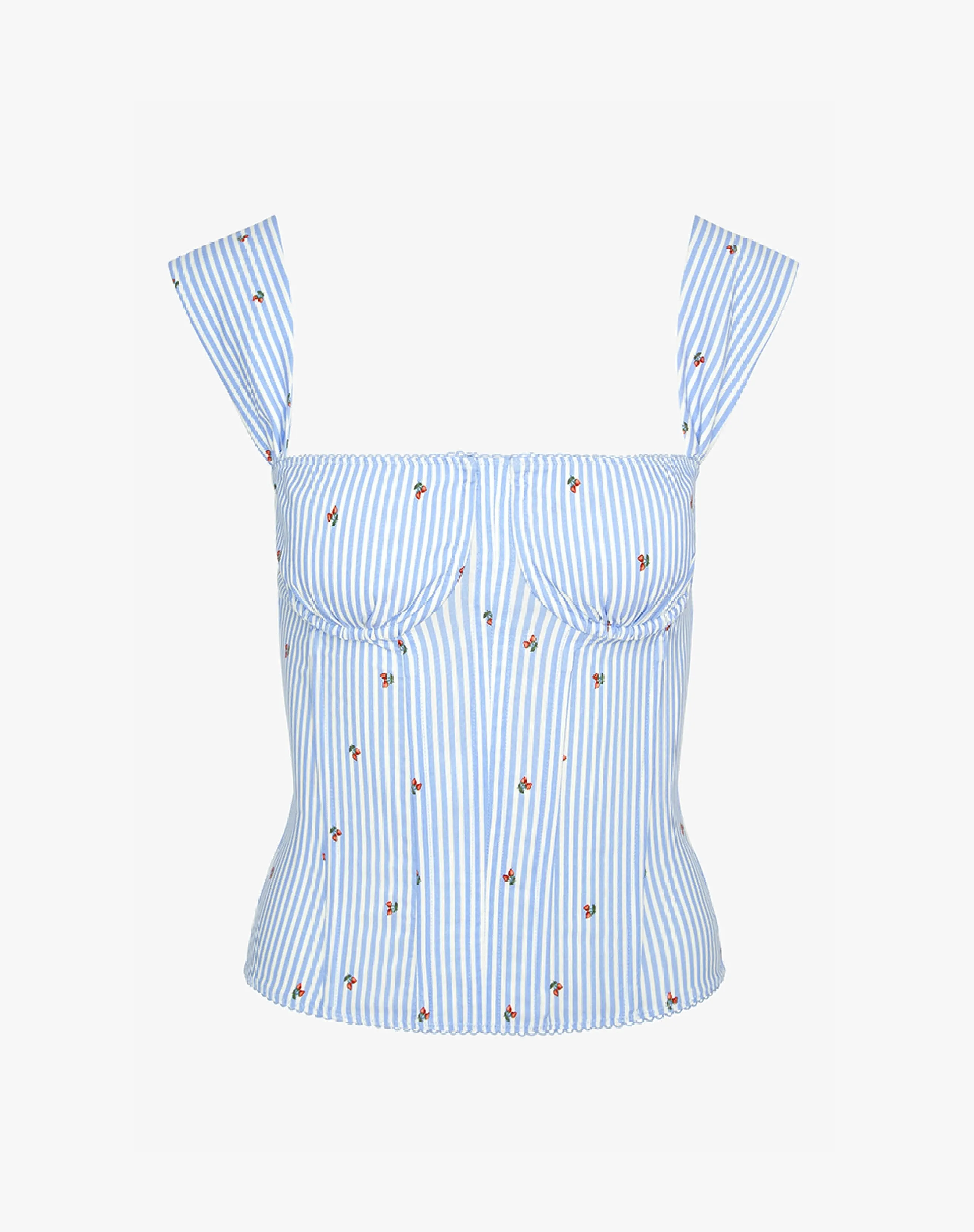 Ruched Cup Corset sold by WeWoreWhat product image thumbnail 2