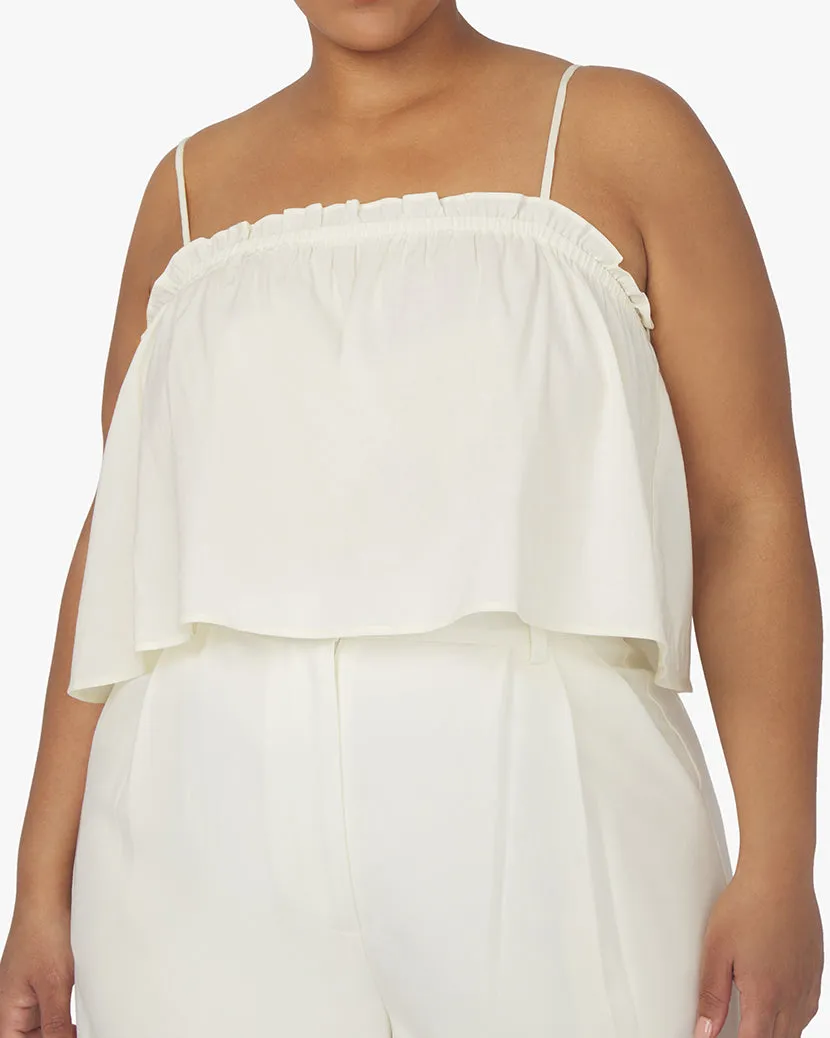 Ruffle Cotton Voile Cami Top sold by WeWoreWhat