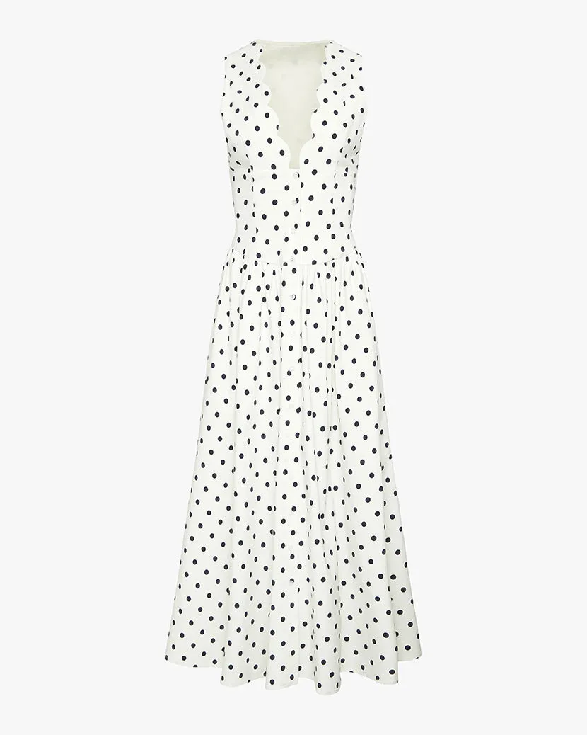 Button Front Scallop Dress sold by WeWoreWhat product image thumbnail 2