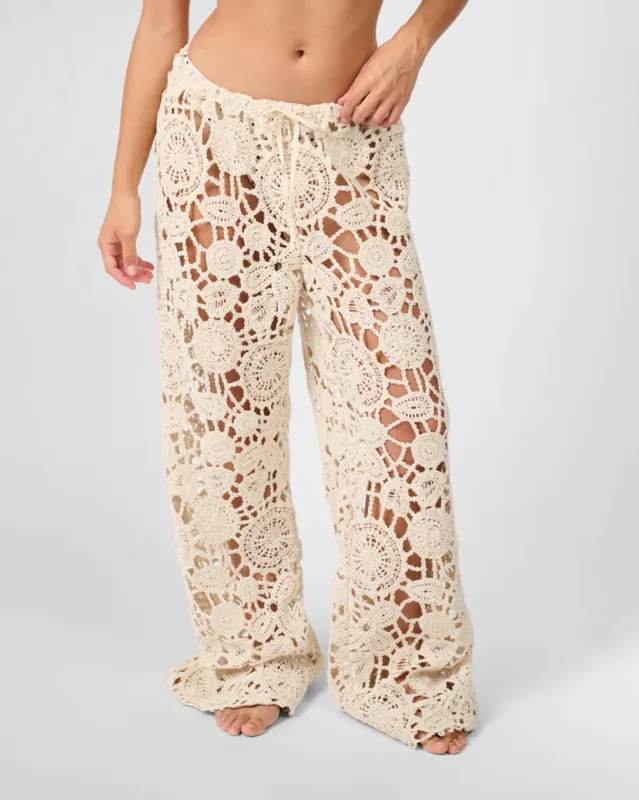 Pull On Crochet Pant sold by WeWoreWhat