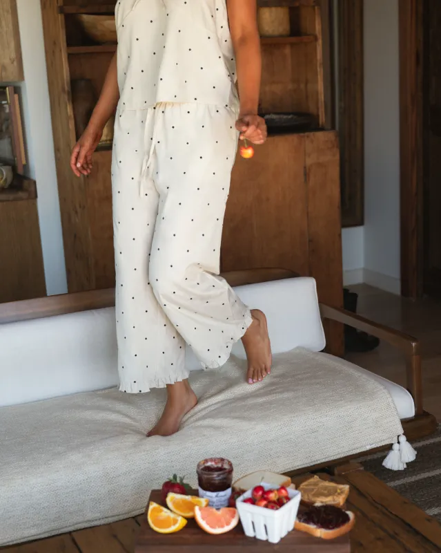 Ruffle Pull-On Pants sold by WeWoreWhat