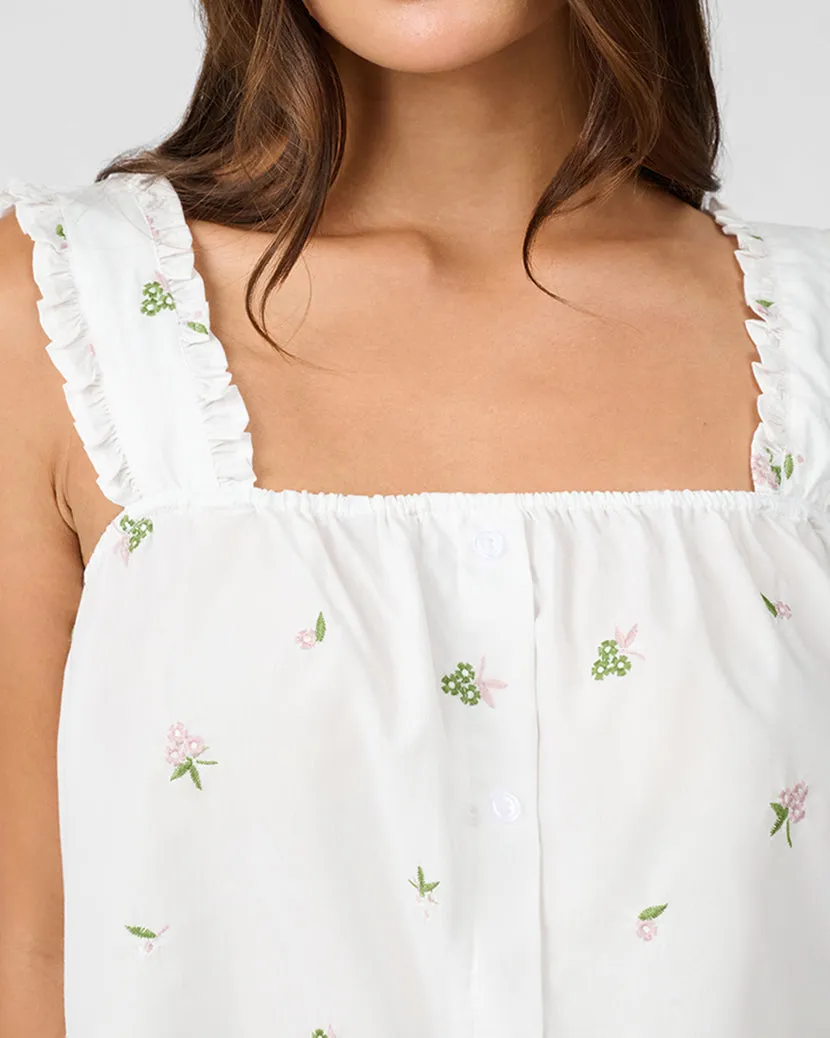 Ruffle Button Front Tank Top sold by WeWoreWhat product image thumbnail 5