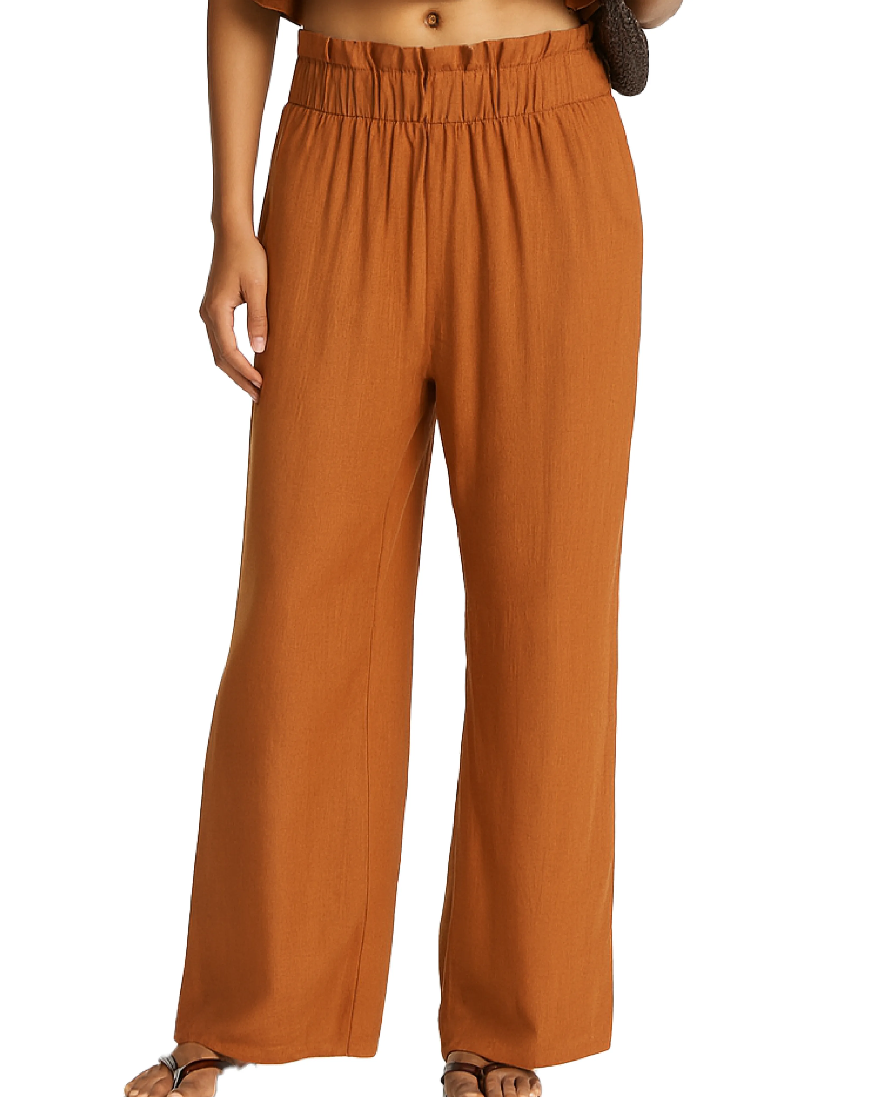 Paperbag Linen Pant sold by WeWoreWhat