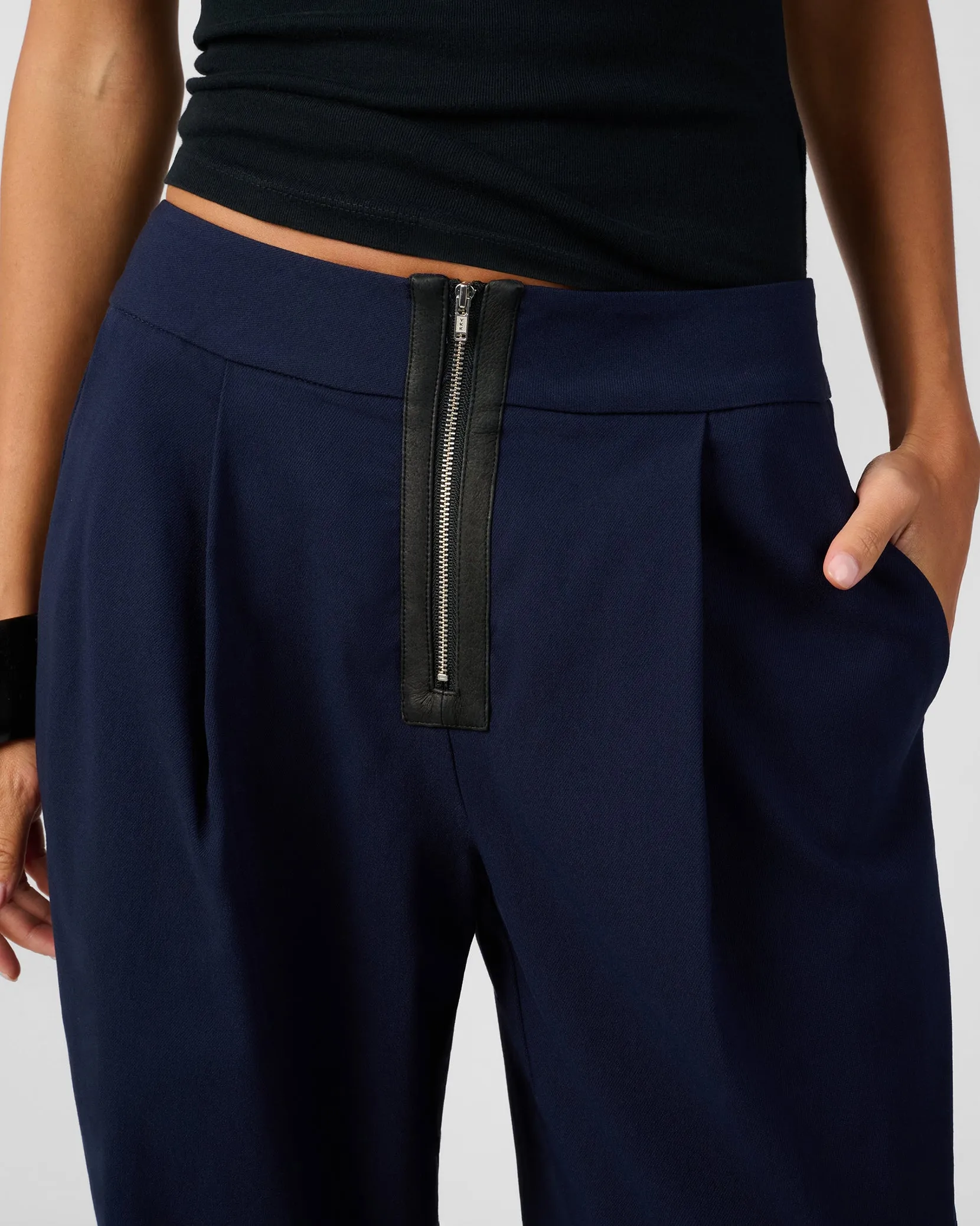 Zip Front Trouser sold by WeWoreWhat product image thumbnail 4