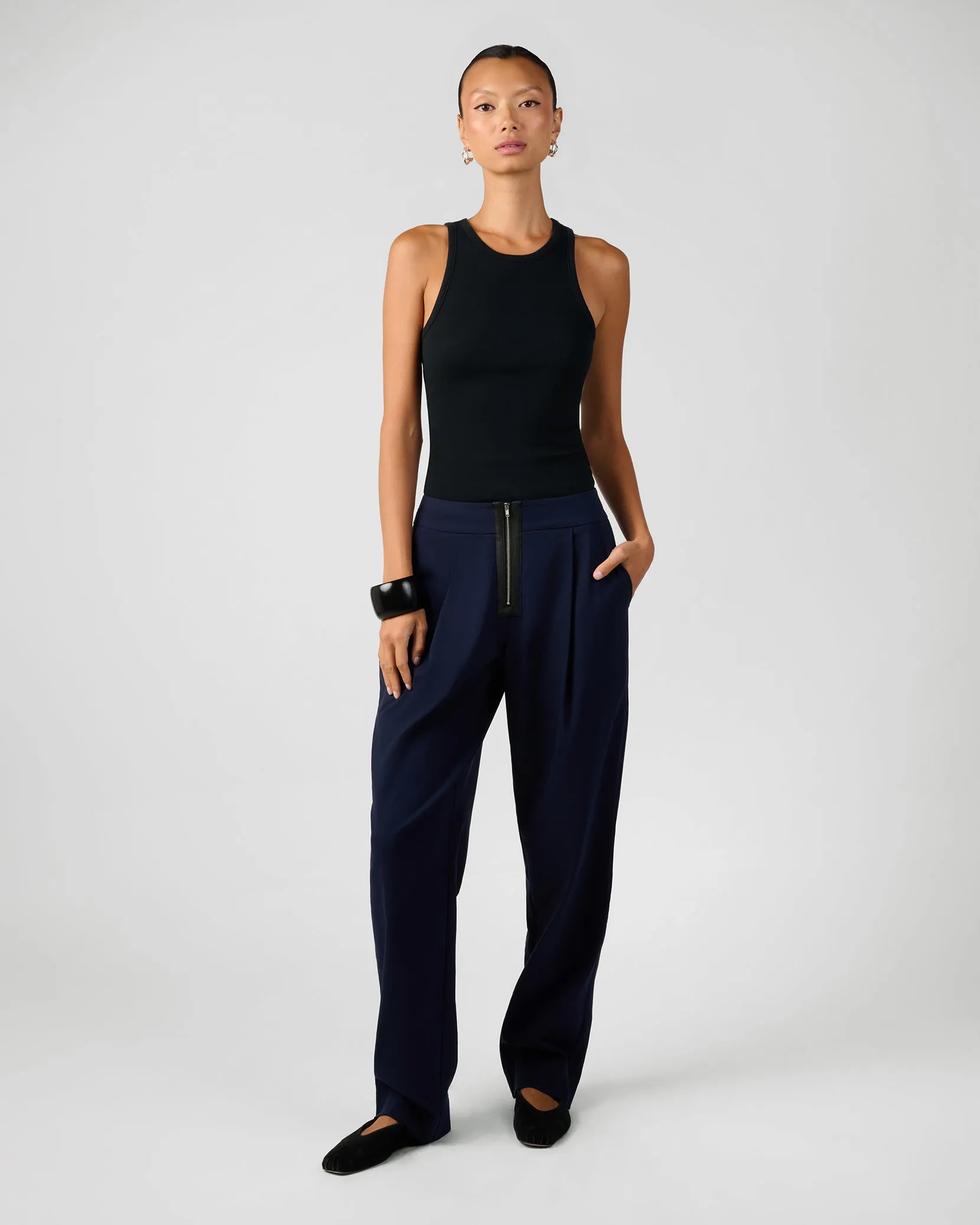 Zip Front Trouser sold by WeWoreWhat product image thumbnail 3