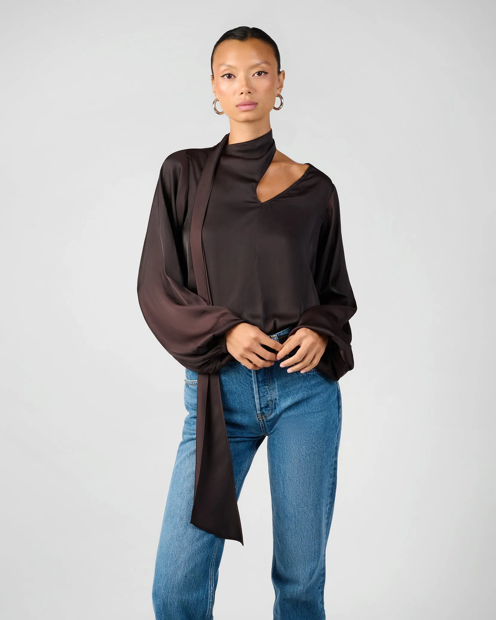 Wrap Neck Tie Top sold by WeWoreWhat product image thumbnail 2