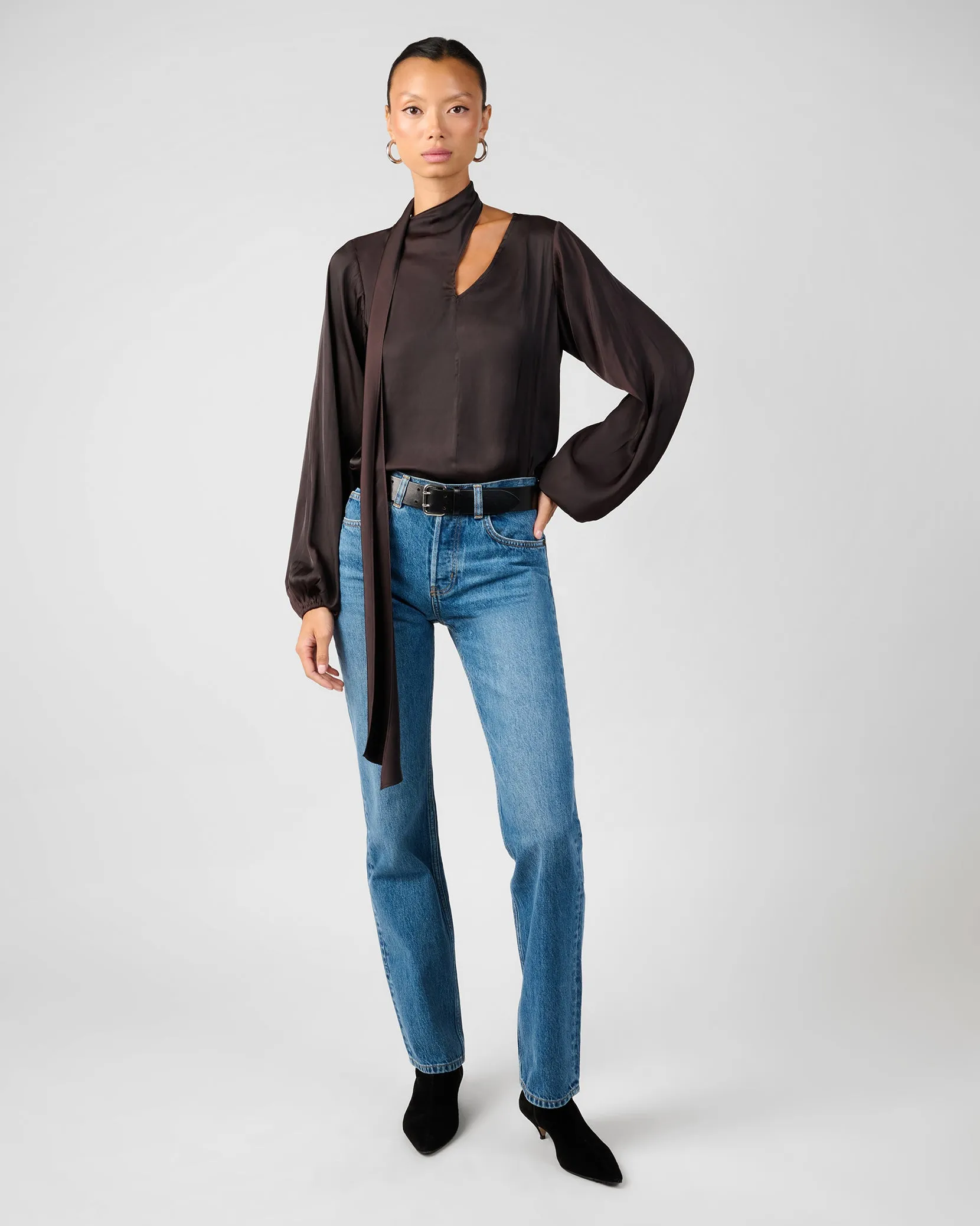 Wrap Neck Tie Top sold by WeWoreWhat product image thumbnail 4