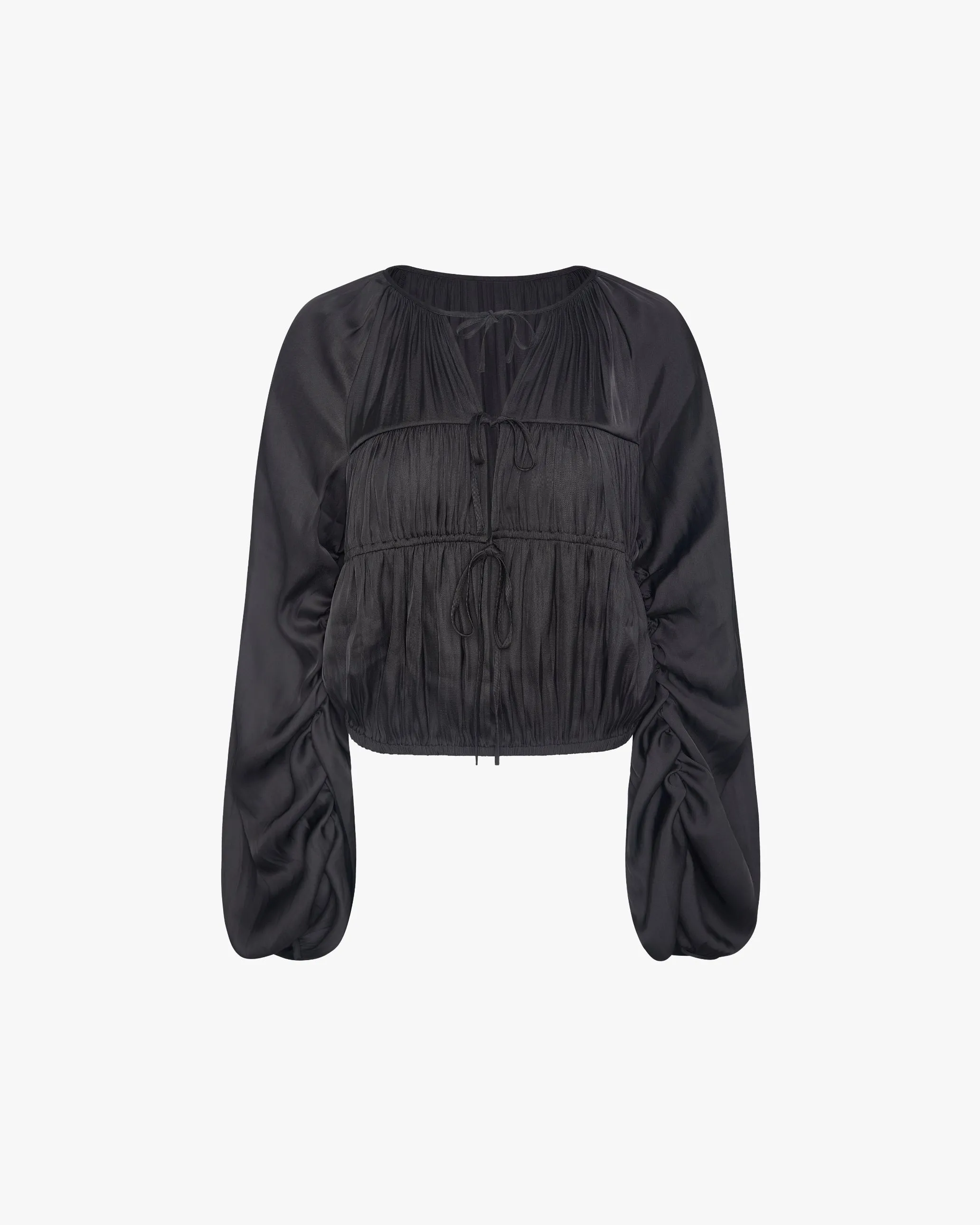 Cocoon Sleeve Front Tie Top sold by WeWoreWhat product image thumbnail 3