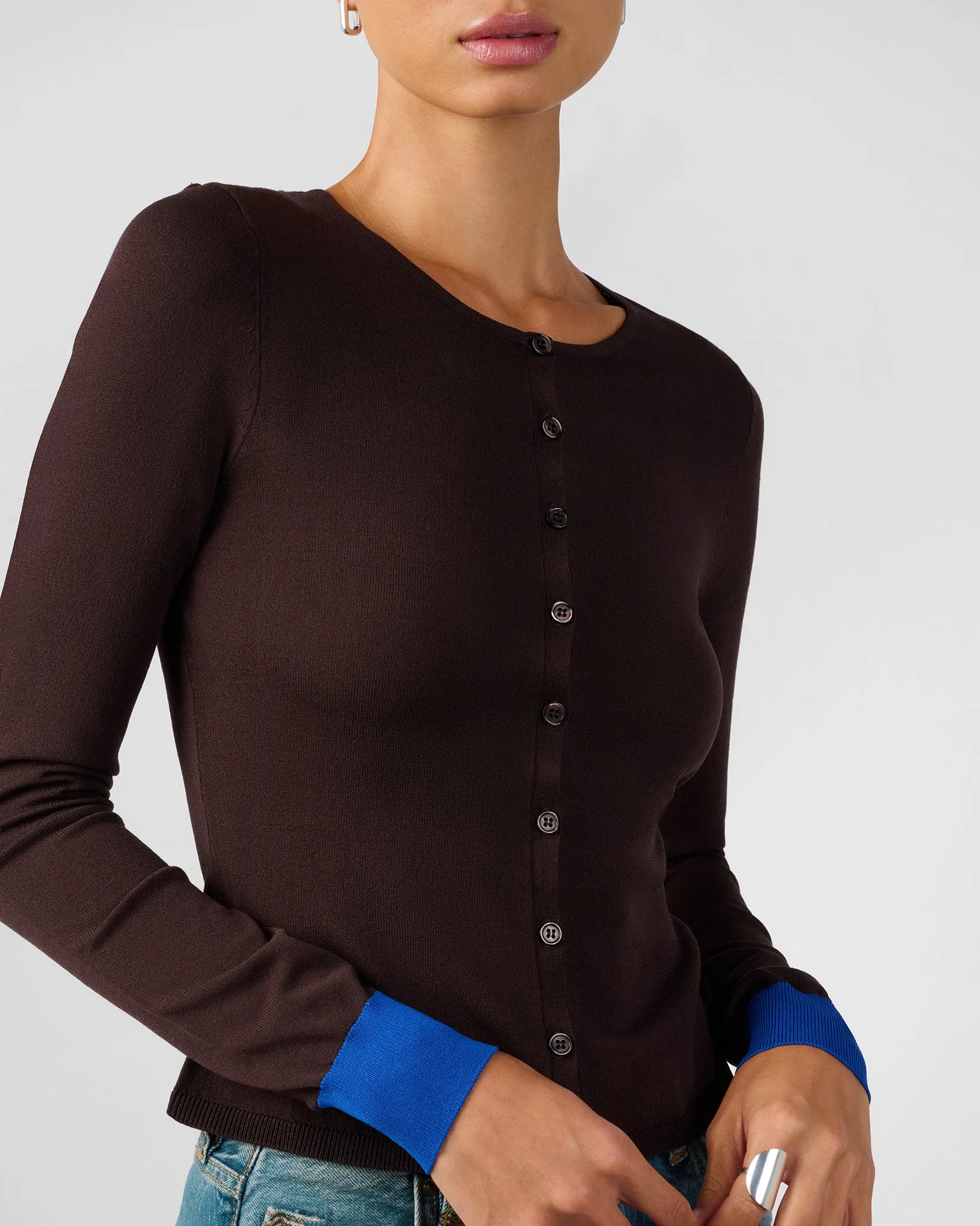 Fine Knit Cardigan sold by WeWoreWhat product image thumbnail 5