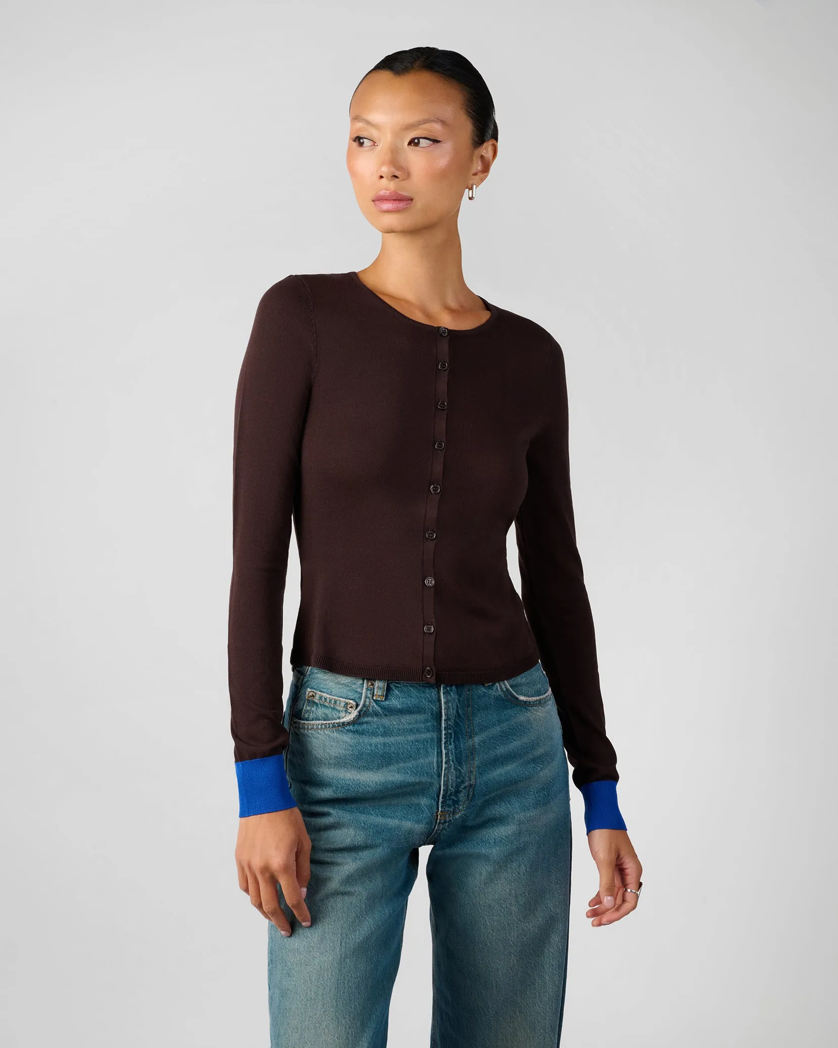 Fine Knit Cardigan sold by WeWoreWhat